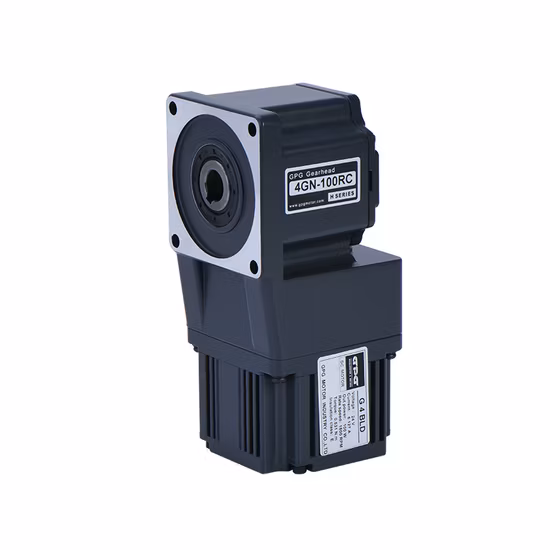 High Power Right Angle 80mm 25W Pellet Burner Speed Control Reducer Worm Brushless Gear Motor